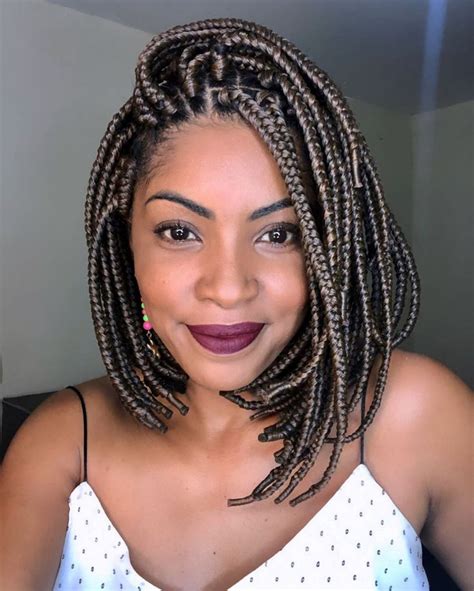 box braids curto chanel